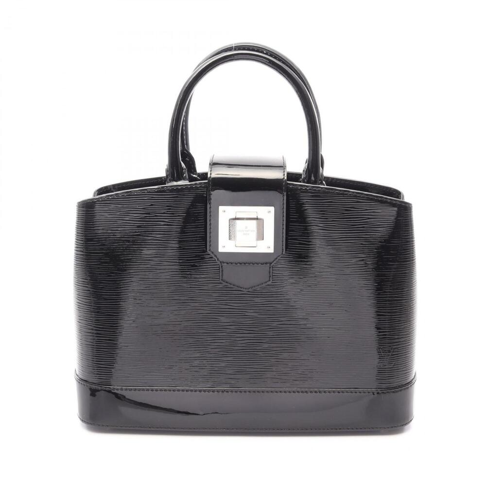 Louis Vuitton Mirabeau PM Handbag, Leather, Epi Electric, Women's, Black, M40462